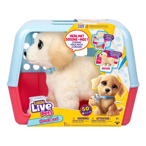 Peluche LITTLE LIVE PETS Mon chien ouchies Dès - vue 2