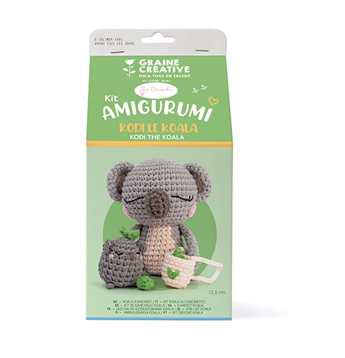 Graine Creative Kit Crochet Amigurumi Amigurumi Koala Multicolor Coton - vue 1