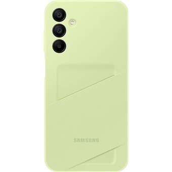 Coque de protection avec porte carte intégré pour Samsung Galaxy A15 4G et 5G Vert Clair - 1