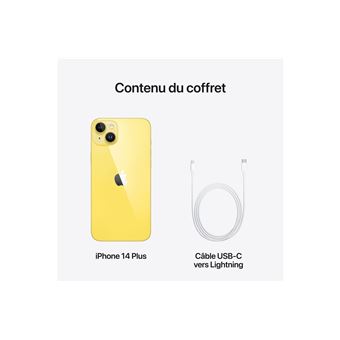 Apple iPhone 14 Plus 6.7'' 5G Double SIM 256 Go Jaune