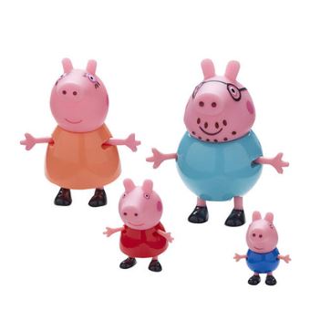 Coffret 4 Figurines Peppa Pig Famille Petite Figurine Achat Prix Fnac