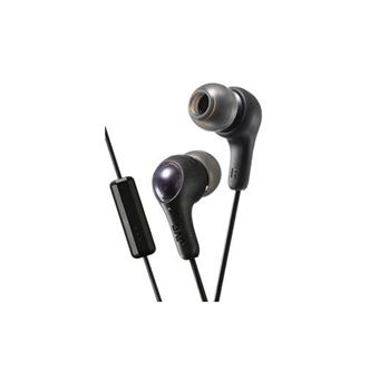 Ecouteurs intra-auriculaires JVC Gumy Plus avec télécommande/microphone Noir - 1