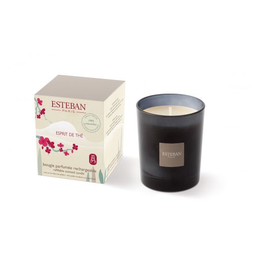 Bougie parfum&eacute;e Esteban Edition Gris azur th&eacute;