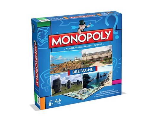 Jeu de société Winning Moves Monopoly Bretagne