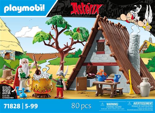 Playmobil Astérix 71828 Hutte D'Astérix Avec Panoramix
