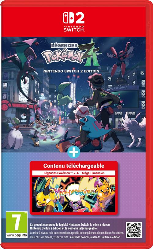 Légende Pokémon Z-A + Méga-Dimension Nintendo Switch 2