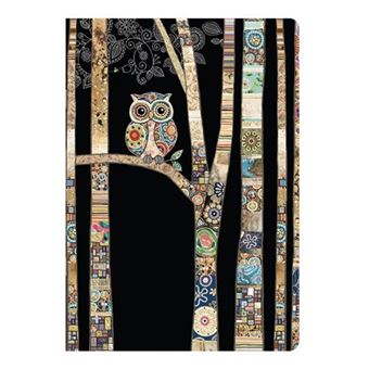 Cahier A5 60 pages Kiub Bug Art bijoux chouette