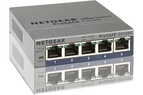Switch Netgear ProSafe GS105E-200PES 5 ports Ethernet