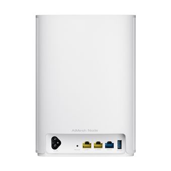 ASUS ZenWiFi AX Hybrid (XP4) - Système Wi-Fi (routeur) - GigE, HomePlug AV (HPAV) 2.0 - Wi-Fi 6 - Bi-bande