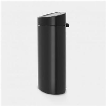 Touch Bin New, 40 litres, seau interieur plastique - Matt Black