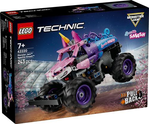 LEGO® Technic 42220 Monster Jam™ Sparkle Smash™ à rétrofriction