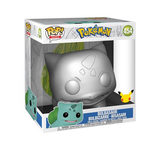 Figurine Funko Pop Jumbo Pokemon S6 10” Bulbasaur État correct - Funko reconditionné disponible sur Fnac
