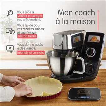 Robot pâtissier Moulinex I-Coach Touch QA951810 1200 W Noir et Silver