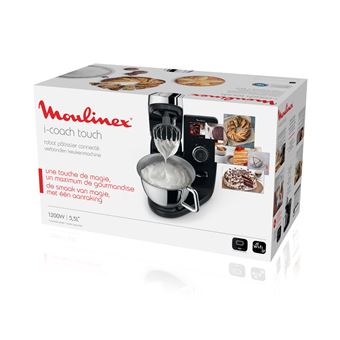 Robot pâtissier Moulinex I-Coach Touch QA951810 1200 W Noir et Silver