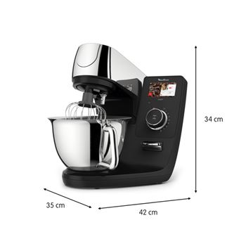 Robot pâtissier Moulinex I-Coach Touch QA951810 1200 W Noir et Silver