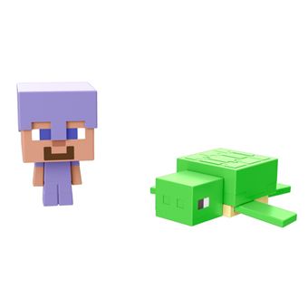 Figurine Minecraft Coffret de jeu tortue transformable