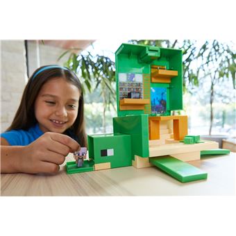 Figurine Minecraft Coffret de jeu tortue transformable
