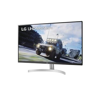 Ecran PC Gaming LG 32UN500P-W 32" 4K UHD Argent et blanc