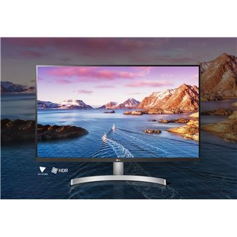 Ecran PC Gaming LG 32UN500P-W 32" 4K UHD Argent et blanc