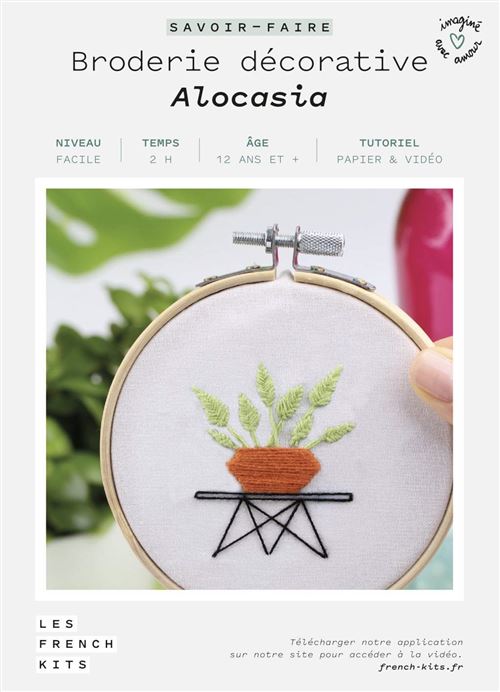 Kit créatif French kits Broderie Savoir-faire Alocasia