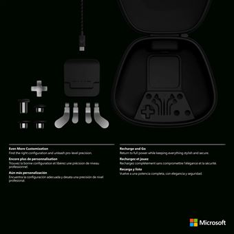 Accessoire pour manette Xbox Pack d'extension Elite Series 2 Noir