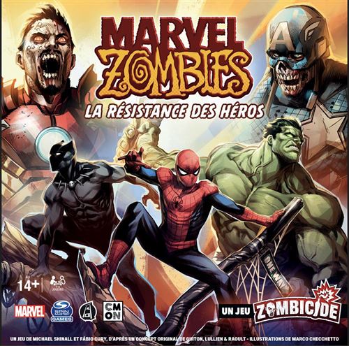 Boite de Jeu de stratégie Asmodee Marvel Zombies La Résistance des Héros