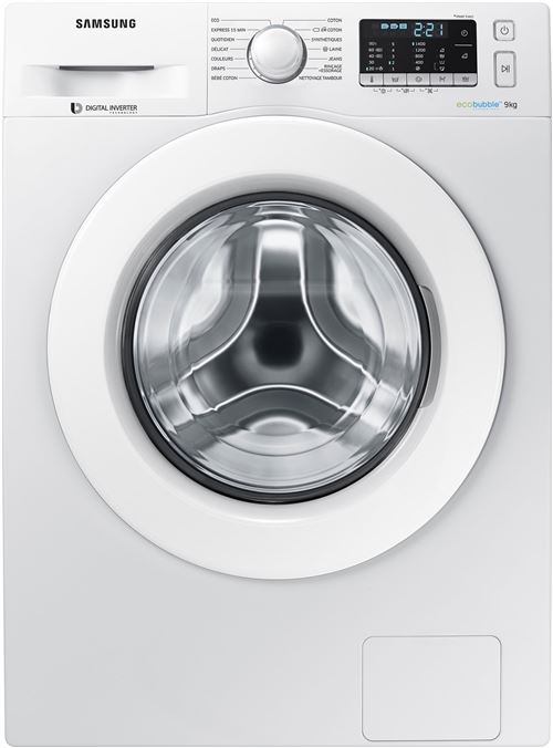 Lave-Linge Hublot Samsung Ww90J5455Mw Blanc Reconditionné