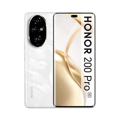 Smartphone Honor 200 Pro 6,78 5G Double nano SIM 512 Go Blanc