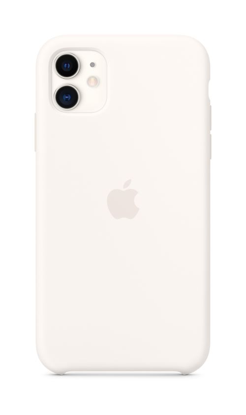 Coque en Silicone pour iPhone 11 Blanc