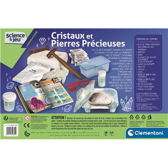 Kit créatif Clementoni Cristaux et pierres précieuses