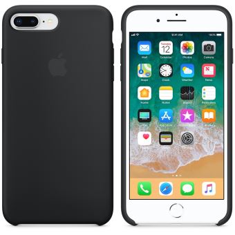 Coque IPhone XS Max, 8 Plus, 7 Plus - Noir, Marron, Blanc, Protection Dos