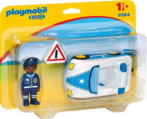 Playmobil 1.2.3 9384 Voiture de Police État correct - Playmobil reconditionné disponible sur Fnac