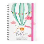 Carnet spirale ligné Legami L Air Balloon