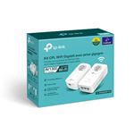 Kit CPL AV1300 Gigabit WiFi AC avec prise gigogne TP-LINK Blanc