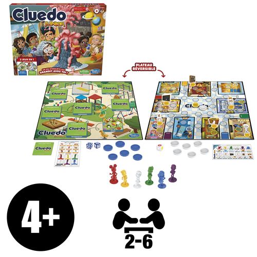 Hasbro Cluedo Classique Mystère Board Jeu pour Âges 2 Ans Vieux et