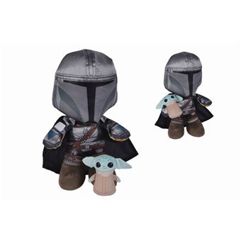 Personnage en peluche Disney Le Mandalorien et l'Enfant 25 cm