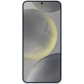 Coque en silicone avec lanière pour Samsung Galaxy S24+ Bleu Polaire - 1