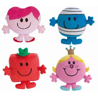 Coffret 4 peluches Jemini Monsieur Madame