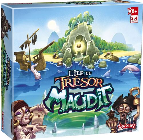 Jeu découverte Lansay L'île du trésor maudit État correct - Lansay reconditionné disponible sur Fnac