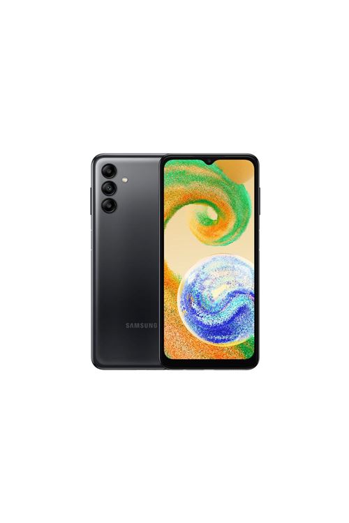 Samsung Galaxy A04s - 4G smartphone - double SIM - RAM 3 Go / Mémoire interne 32 Go - microSD slot - Écran LCD - 6.5 - 1600 x 720 pixels (90 Hz) - 3 x caméras arrière 50 MP, 2 MP, 2 MP - front camera 5 MP - noir