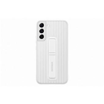 Coque renforcée Fonction stand pour Samsung Galaxy S22+ Blanc