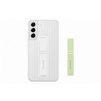 Coque renforcée Fonction stand pour Samsung Galaxy S22+ Blanc