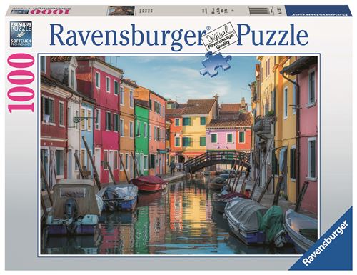 Puzzle 1000 pièces Burano Italie Ravensburger France - vue 8
