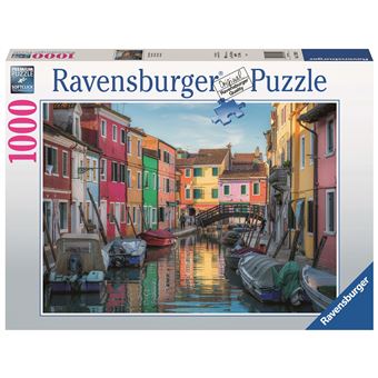 Puzzle Ravensburger Burano Italie 1000 pièces - 1