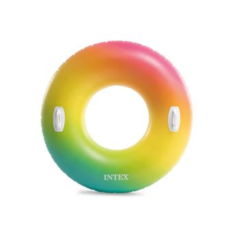 Bouée Intex Tube d'ombre Arc-en-ciel