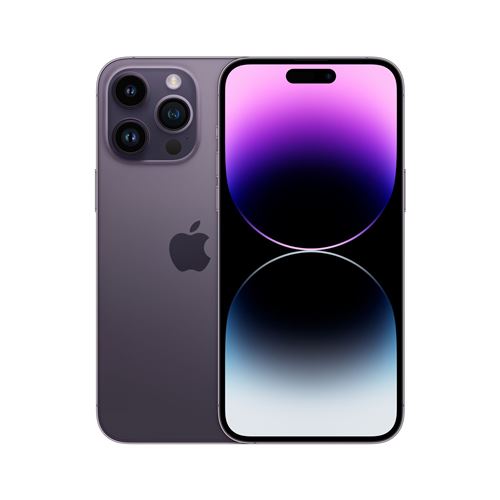 Acheter Apple iPhone 14 Pro Max 6,7"" 5G Double SIM 256 Go Violet intense État correct - 485,99 € Apple iPhone 14 Pro Max 6,7"" 5G Double SIM 256 Go Violet intense État correct - reconditionné disponible sur Fnac