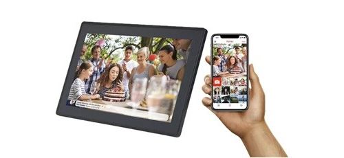 Cadre photo numérique 15.6 Frameo Noir