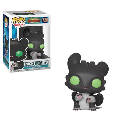 DRAGON 3-BOBBLE HEAD POP N°726-NIGHT LIGHTS BLACK