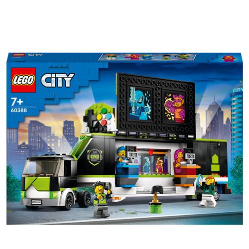LEGO® City 60388 Le camion de tournois de jeux vidéo