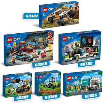 LEGO® City 60388 Le camion de tournois de jeux vidéo